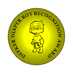 Deeker Diaper Boy Recognition Award Winners